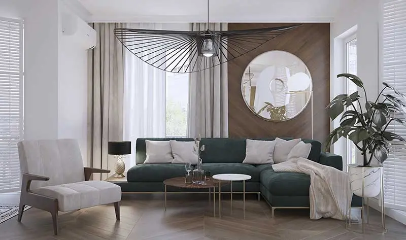 Mieszkanie z elementami nawiązującymi do stylu Art Deco | Projekt: HEDO Architects