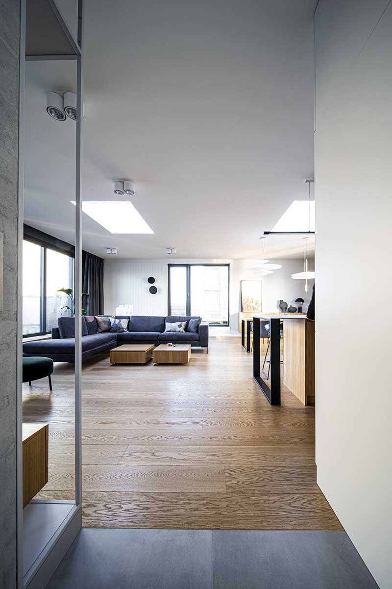 Światło naturalne potrafi zdziałać we wnętrzach cuda! | Projekt: Hanna Pietras Architects