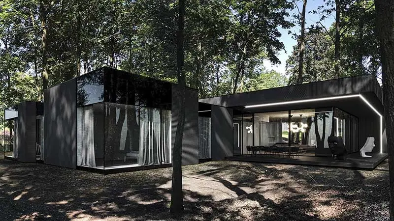 Futurystyczne bryły domów inspirowane otoczeniem | Projekty: REFORM Architekt