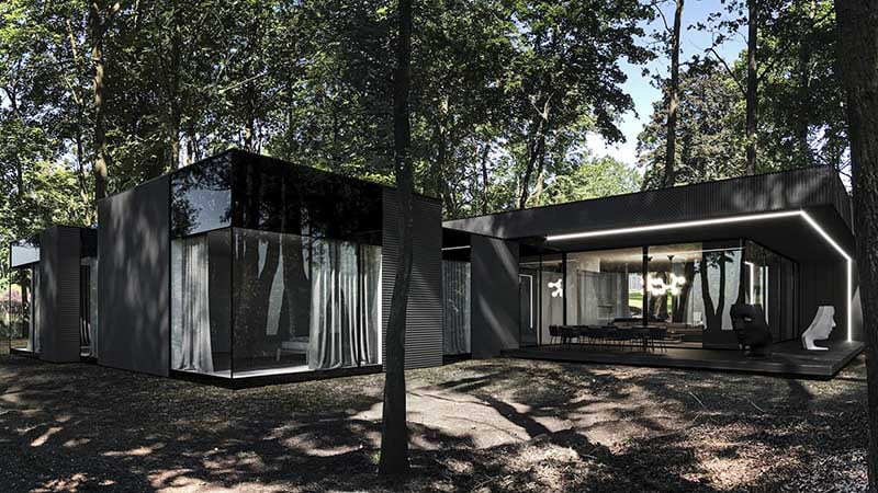 Futurystyczne bryły domów inspirowane otoczeniem | Projekty: REFORM Architekt