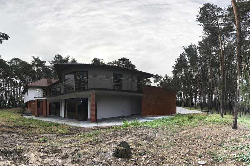 Dom w lesie przed przebudową