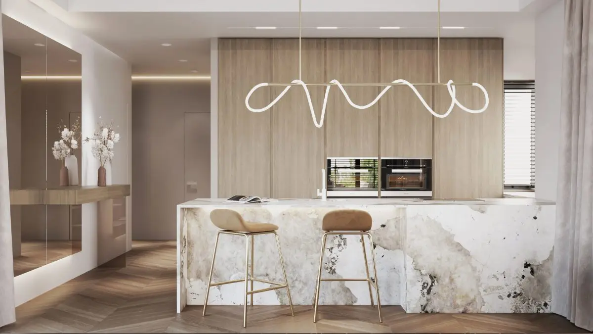 Modern Style w 194 metrowym domu | Proj: Hedo Architects