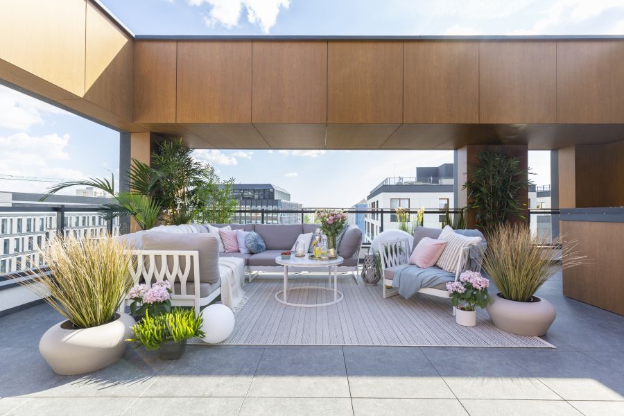 Outdoorowy salon