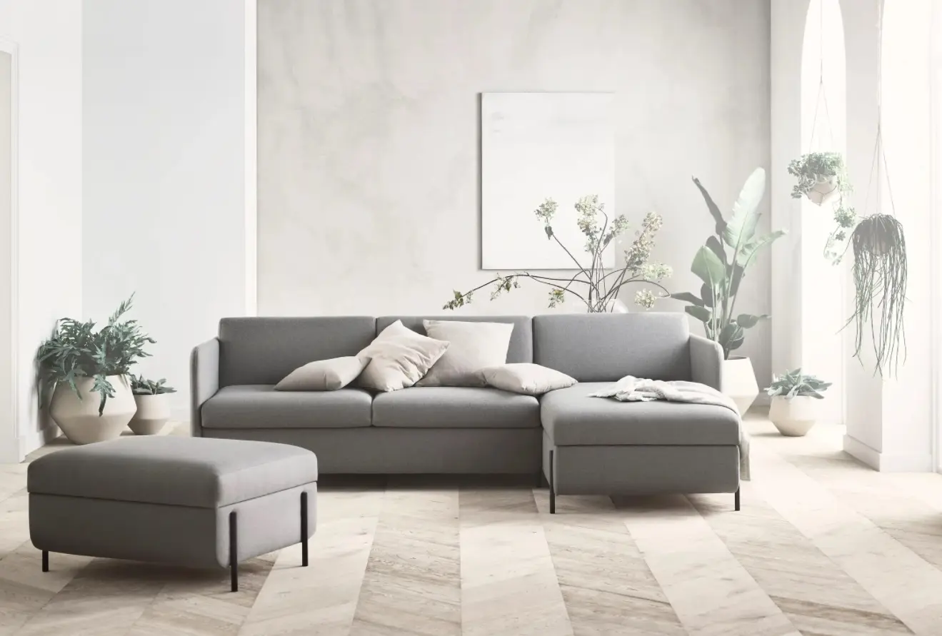 Bolia Pira Sofa Rozkładana dostępna w różnych konfiguracjach w salonach Internity Home
