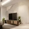Ściana telewizyjna w salonie