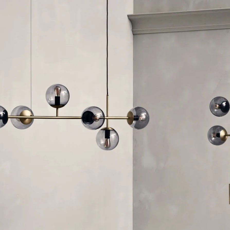 Lampa zwieszana szklana Bolia