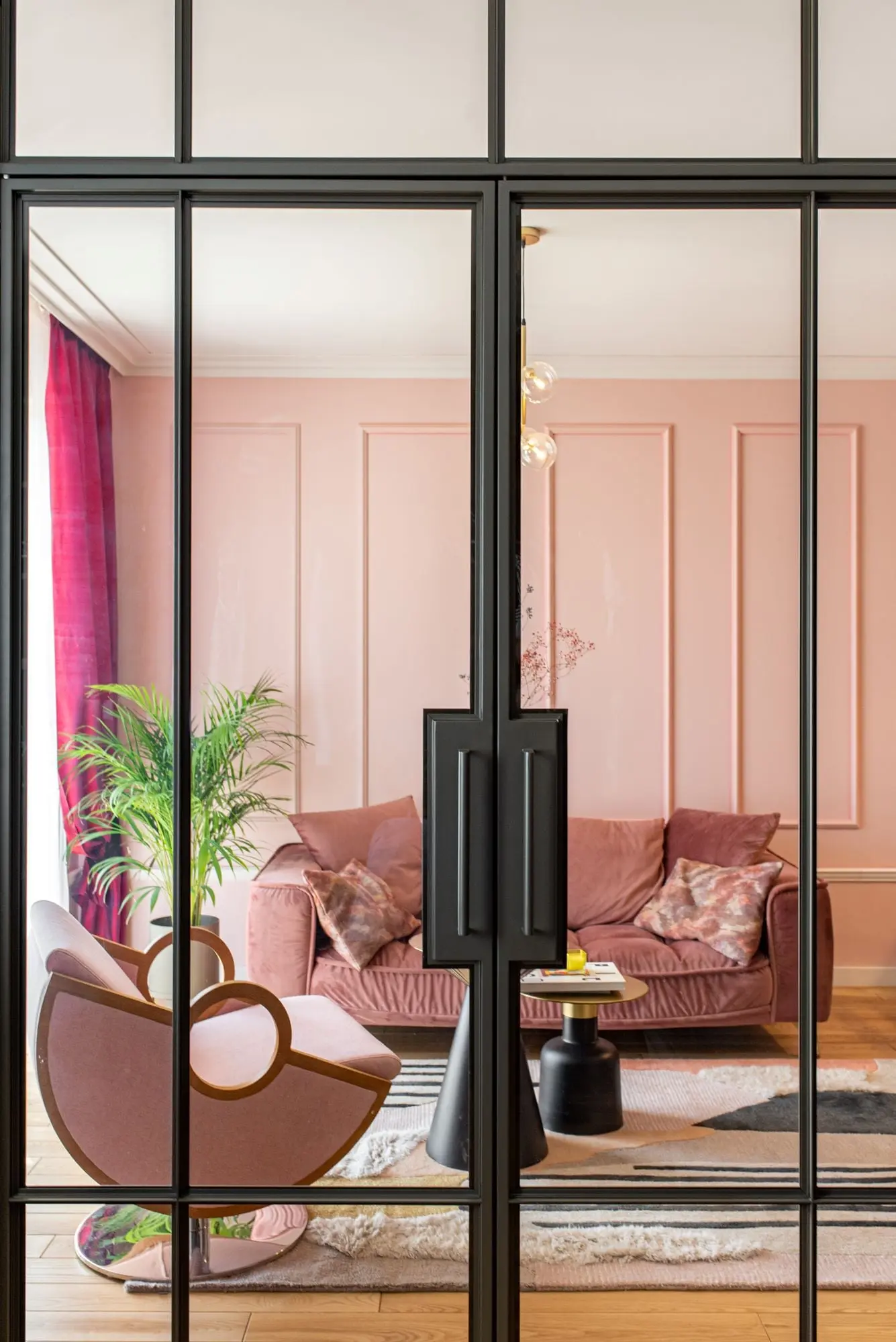 Różowy salon | Design: OTO KWADRAT