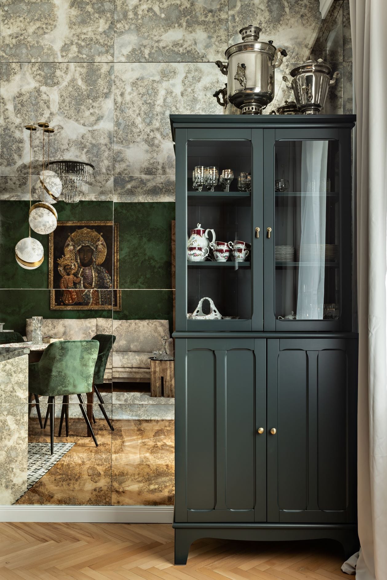 32 metrowe mieszkanie z nutą luksusu | Design: Polański Studio Design: Polański Studio Foto: @dekorialove