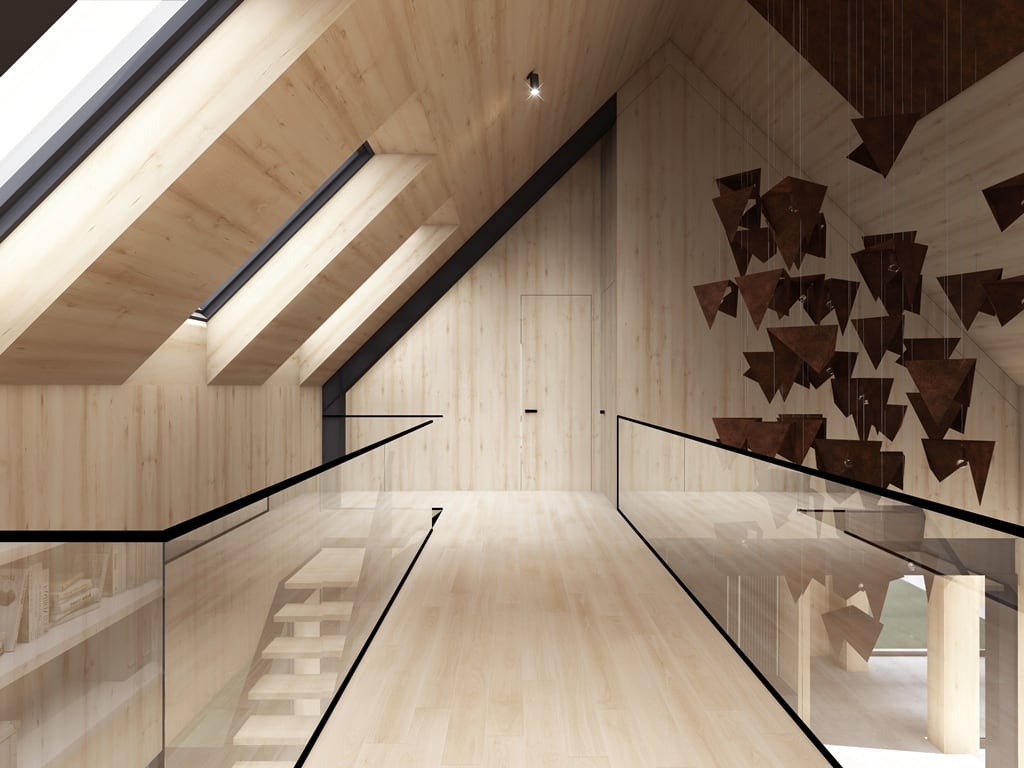 DOM NAD JEZIOREM | PROJ: YO HOME DESIGN PROJEKTOWANIE WNĘTRZ