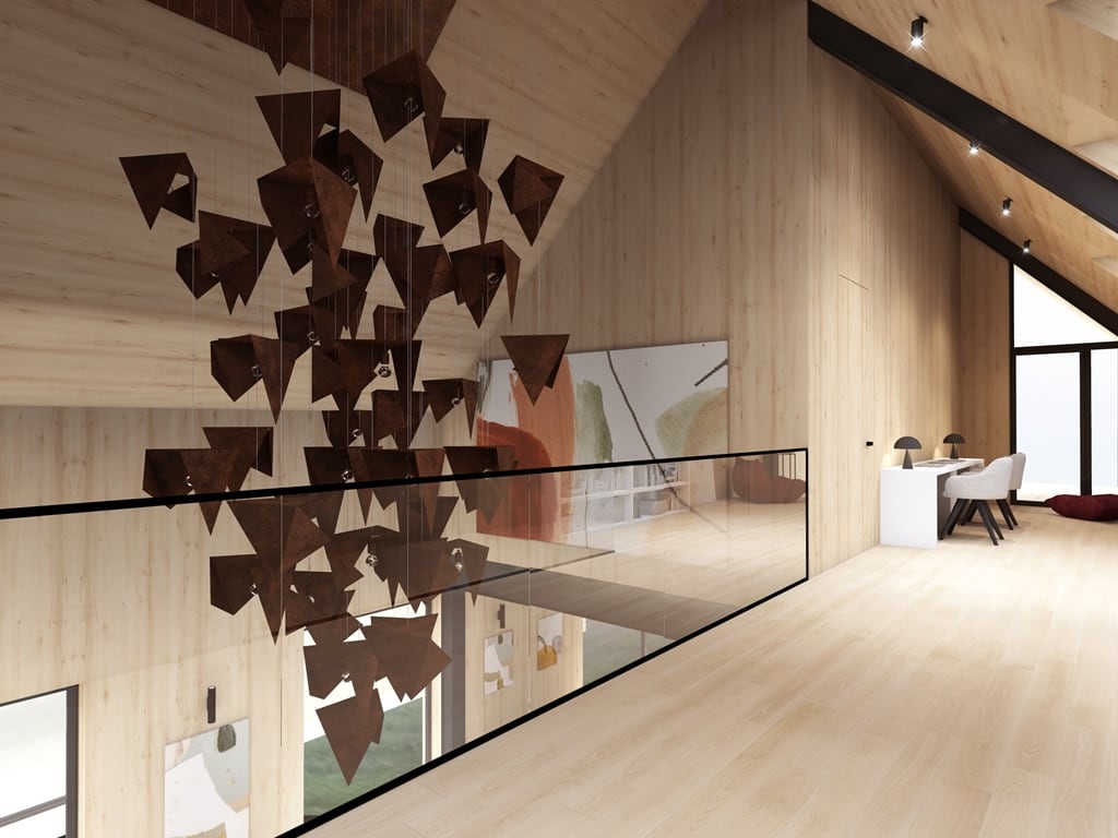 DOM NAD JEZIOREM | PROJ: YO HOME DESIGN PROJEKTOWANIE WNĘTRZ