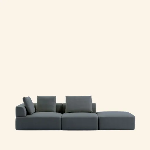Simul kompletna Sofa 3 osobowa lewa 312x103 tkanina FABRI 5