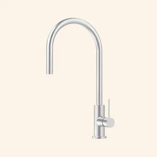 Kitchen Icons Bateria kuchenna z wyciąganą wylewką stal szczotkowana
