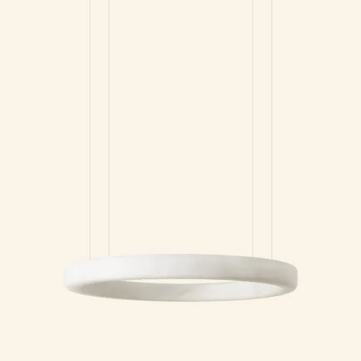 Volterra Lampa wisząca Toria 80 TRIAC alabaster / spell noir