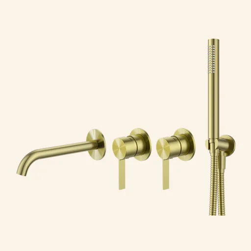 Alfa Flat 42 bateria wannowa podtynkowa 4-otwory wylewka 180 kolor Fairy Dust