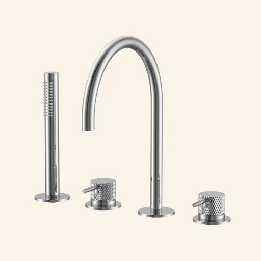 Short Graver 42 bateria wannowa 4 otworowa wylewka 210 kolor Lunar Spark