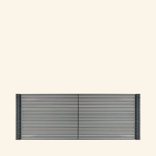 HushLab Fat HD grzejnik dekoracyjny H60/L60cm kolor  Black Matt 0557 podł. 5510