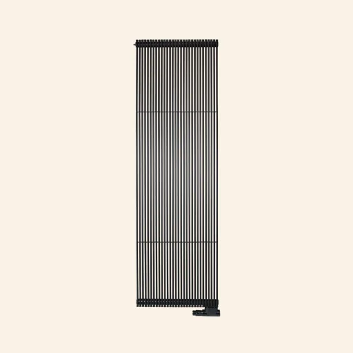 HushLab Fat VD grzejnik dekoracyjny H205/L45cm kolor  Black Matt 0557 podł. S005