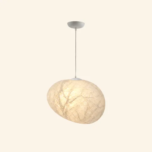 Kaiko Akari Awa jedwabna lampa sufitowa l49w42h39