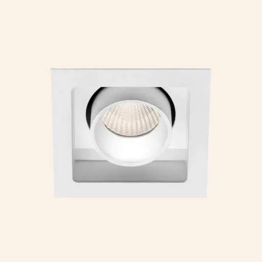 MR HIDE SQUARE LED, oprawa wpuszczana, kolor biały